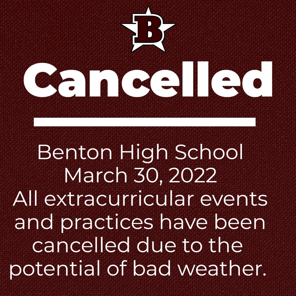 Cancelled events