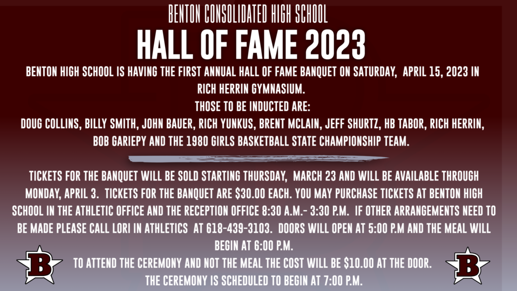 Hall of Fame Information